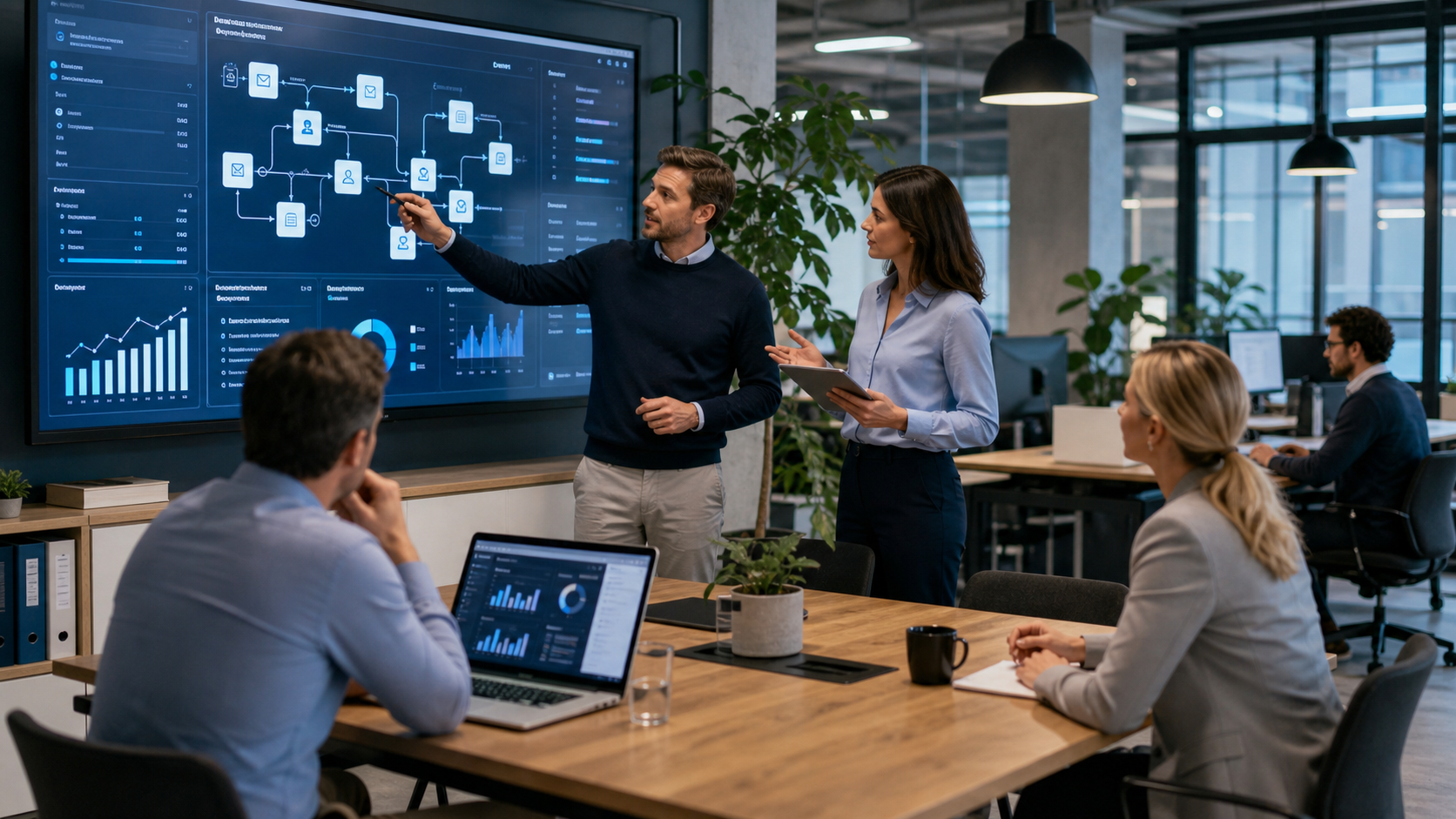 Automatisation IA SKILLCO avec équipe opérations et tableaux de bord de workflows