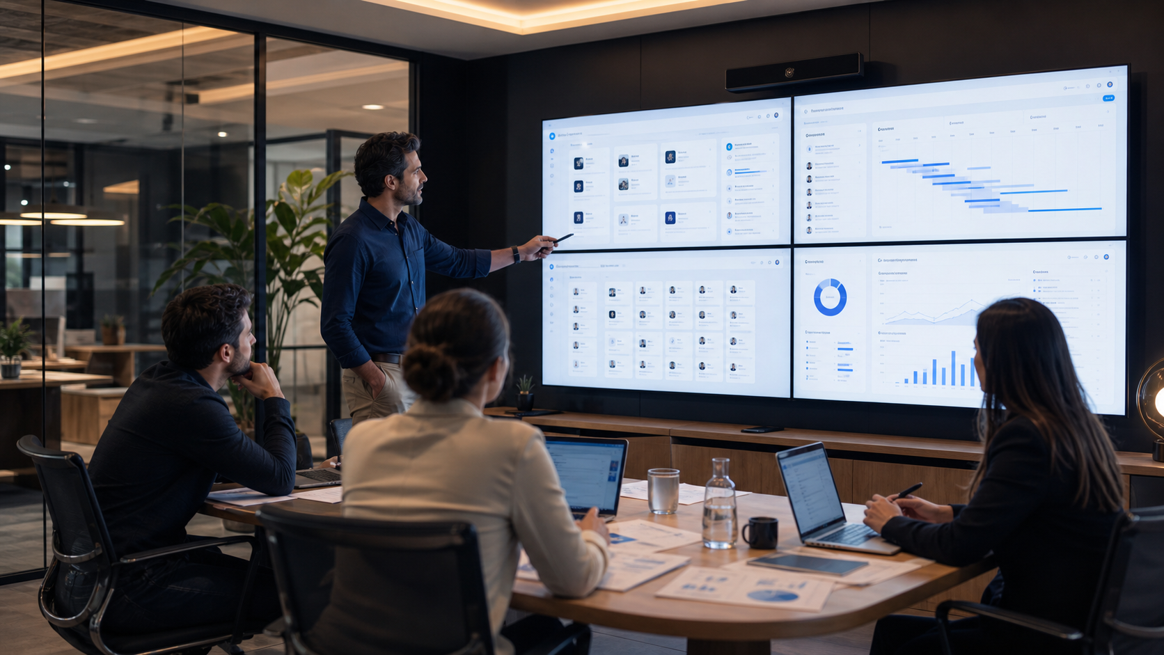 Portail client IA SKILLCO avec équipe projet et tableau de bord sécurisé